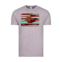 Vintage Zinc leopard serape background Vintage Tee - BarkalooDesign