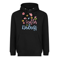 Black scatter kindness Heavyweight Hoodie - MaliasSmallBusiness