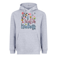 Heather Grey scatter kindness Heavyweight Hoodie - MaliasSmallBusiness