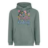 Sage scatter kindness Heavyweight Hoodie - MaliasSmallBusiness