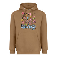 Toasted Coconut scatter kindness Heavyweight Hoodie - MaliasSmallBusiness