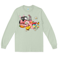 Matcha easter excavator Long Sleeve Tee - AdoDesignShop