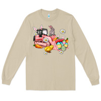 Mushroom easter excavator Long Sleeve Tee - AdoDesignShop