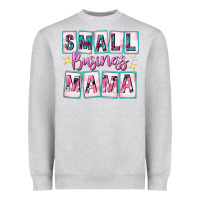 Heather Grey small business mama Heavyweight Sweatshirt - texasbilliewilder