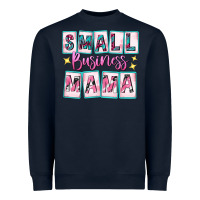 Navy small business mama Heavyweight Sweatshirt - texasbilliewilder