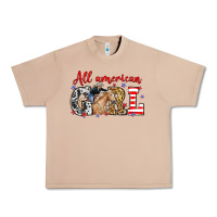 Burro All American girl with cowgirl Urban Heavy Tee - Neo Western