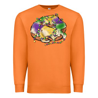 Carrot mardi gras king cake Premium Sweatshirt - MaliasSmallBusiness