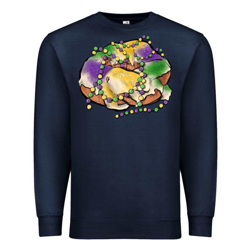 Mardi Gras King Cake Premium Sweatshirt by MaliasSmallBusiness | Teevron