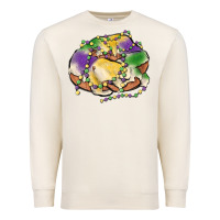 Sandshell mardi gras king cake Premium Sweatshirt - MaliasSmallBusiness