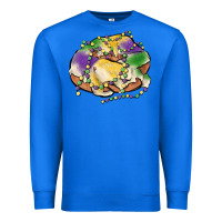True Royal mardi gras king cake Premium Sweatshirt - MaliasSmallBusiness