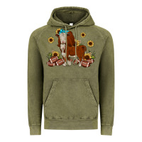 Vintage Olive football hereford sunflower Vintage Hoodie - JahusDesignShop