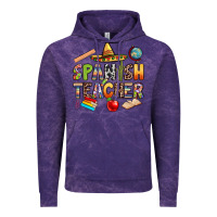 Cloud Purple spanish teacher Vintage Hoodie - texasbilliewilder