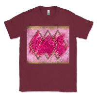 Burgundy pink glitter Classic Tee - JahusDesignShop