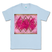 Dusty Blue pink glitter Classic Tee - JahusDesignShop