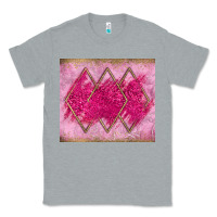 Heather Grey pink glitter Classic Tee - JahusDesignShop