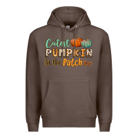Coffee cutest pumpkin in the patch Premium Hoodie - BundleAndBundleShop