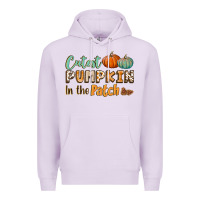 Lilac cutest pumpkin in the patch Premium Hoodie - BundleAndBundleShop