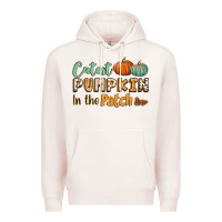 Pale Pink cutest pumpkin in the patch Premium Hoodie - BundleAndBundleShop