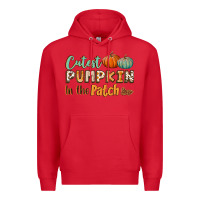 Red cutest pumpkin in the patch Premium Hoodie - BundleAndBundleShop