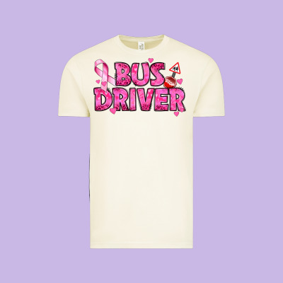 Breast Cancer Bus Driver Vintage Tee Designed By Texasbilliewilder