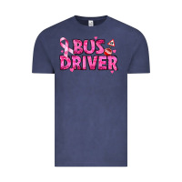 Vintage Denim breast cancer bus driver Vintage Tee - texasbilliewilder