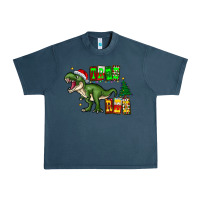 Midnight Navy tree rex Urban Heavy Tee - CowhideDigitalArt