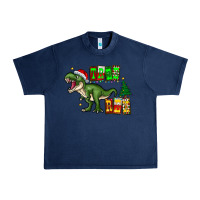 Navy tree rex Urban Heavy Tee - CowhideDigitalArt