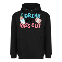 Black i drink until i pass out baby Heavyweight Hoodie - MaliasSmallBusiness