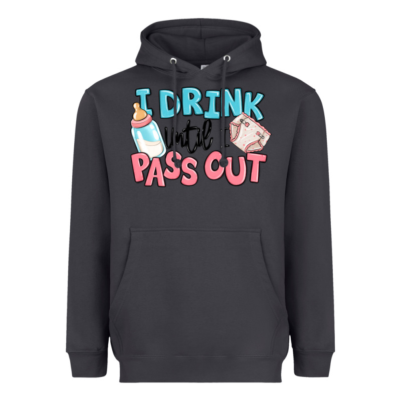 I Drink Until I Pass Out Baby Heavyweight Hoodie by MaliasSmallBusiness | Teevron