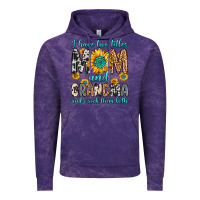 Cloud Purple i have two titles mom and grandma and i rock them Vintage Hoodie - Zillion Design Studio