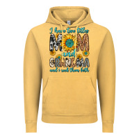 Vintage Mustard i have two titles mom and grandma and i rock them Vintage Hoodie - Zillion Design Studio