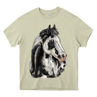 Mossy paint horse Heavy Core Tee - LillyAllenDesigns