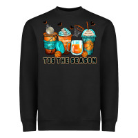Black tis' the season basketball coffee cups Heavyweight Sweatshirt - Zillion Design Studio