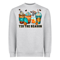 Heather Grey tis' the season basketball coffee cups Heavyweight Sweatshirt - Zillion Design Studio