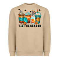 Tis' The Season Basketball Coffee Cups Heavyweight Sweatshirt | Teevron