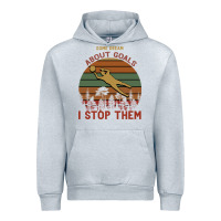Heather Grey Some Dream About Goals I Stop Them Urban Hoodie - Bettercallsaul
