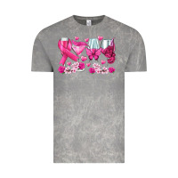 Cloud Rock breast cancer wine glasses Vintage Tee - texasbilliewilder