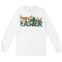 White western happy easter Long Sleeve Tee - AdoDesignShop