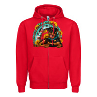Red Rottweiler  rainbow Zipper Hoodie - Artiststas