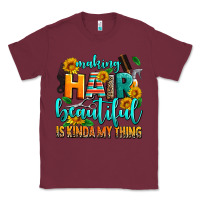 Burgundy making hair beautiful is kinda my thing Classic Tee - AdoDesignShop