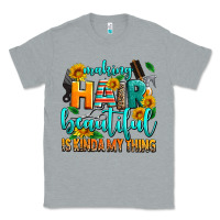 Heather Grey making hair beautiful is kinda my thing Classic Tee - AdoDesignShop
