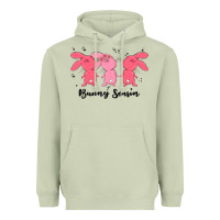 Matcha easter bunny Heavyweight Hoodie - MaliasSmallBusiness