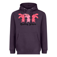 Plum easter bunny Heavyweight Hoodie - MaliasSmallBusiness