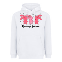 White easter bunny Heavyweight Hoodie - MaliasSmallBusiness