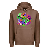 Chestnut halloween candy patches Premium Hoodie - BundleAndBundleShop