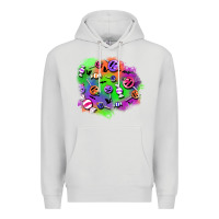 Dove Grey halloween candy patches Premium Hoodie - BundleAndBundleShop