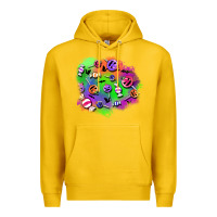 Lemon halloween candy patches Premium Hoodie - BundleAndBundleShop