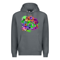 Rock halloween candy patches Premium Hoodie - BundleAndBundleShop