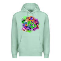 Seafoam halloween candy patches Premium Hoodie - BundleAndBundleShop