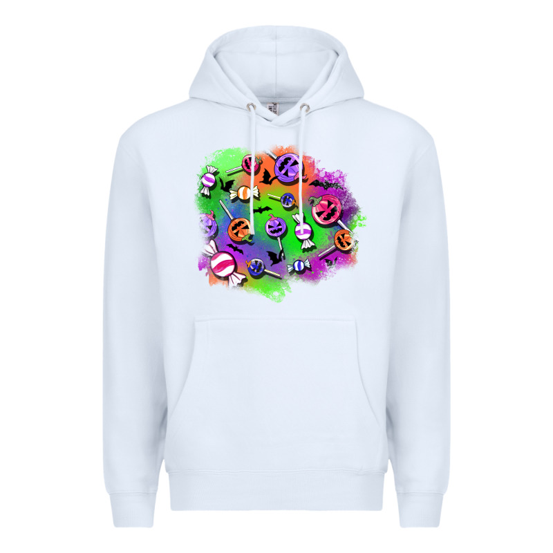 Halloween Candy Patches Premium Hoodie by BundleAndBundleShop | Teevron
